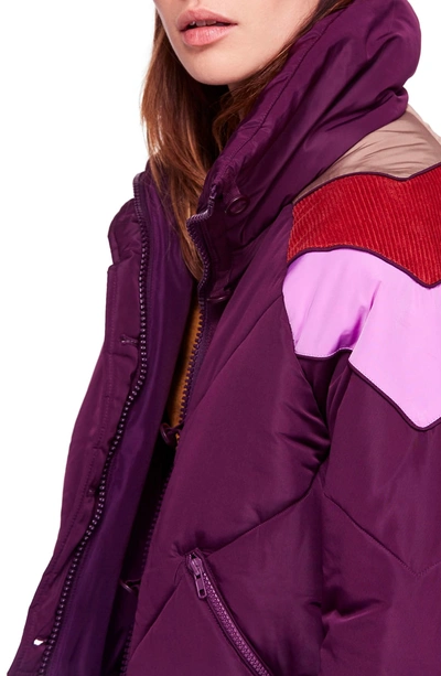 Shop Free People Heidi Ski Jacket In Wine