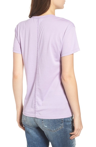 Shop Ag Henson Tee In Lavender Frost