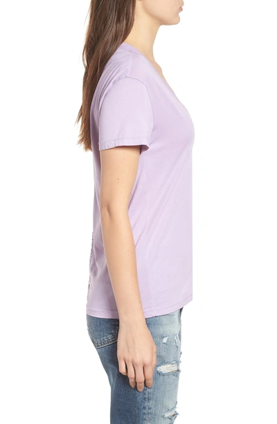 Shop Ag Henson Tee In Lavender Frost