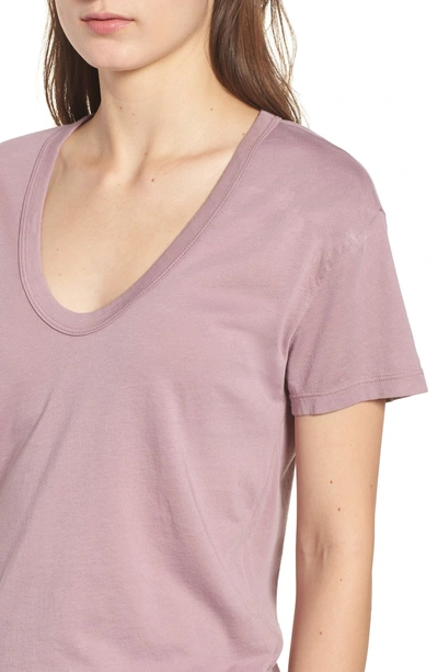 Shop Ag Henson Tee In Pale Wisteria