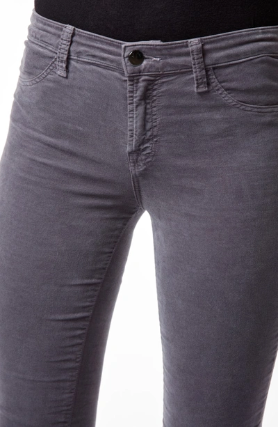Shop J Brand '815' Mid Rise Velveteen Super Skinny Jeans In Dark Whistle