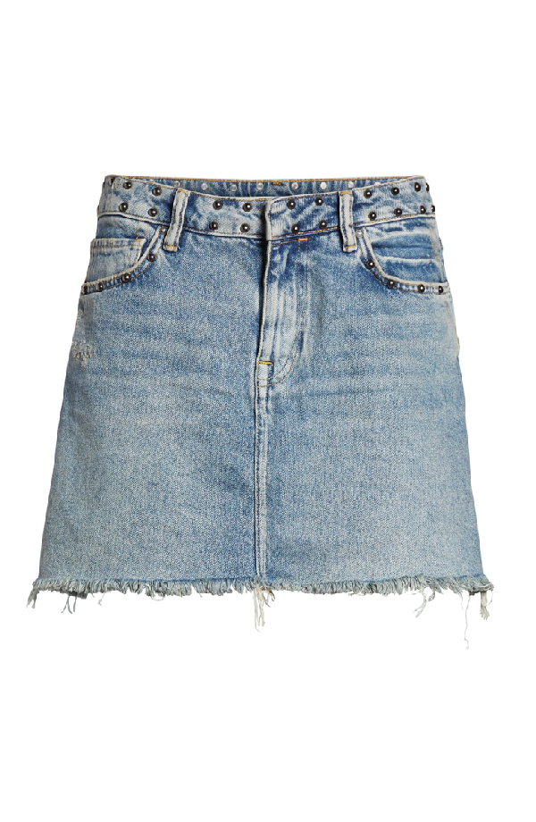all saints betty studded skirt