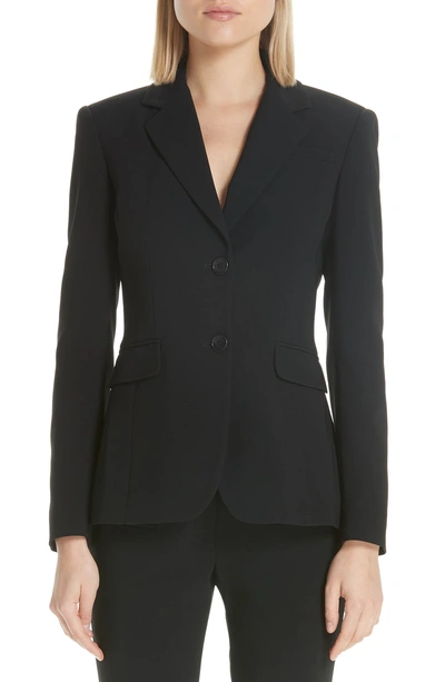 Shop Altuzarra Fenice Two-button Blazer In Black