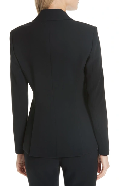 Shop Altuzarra Fenice Two-button Blazer In Black