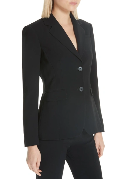 Shop Altuzarra Fenice Two-button Blazer In Black