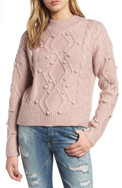 Shop Heartloom Hazel Sweater In Mauve