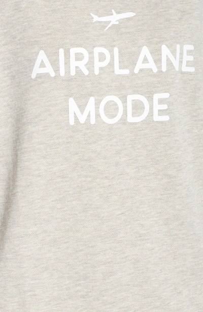 Shop The Laundry Room Airplane Mode Sweatshirt In Pebble Heather