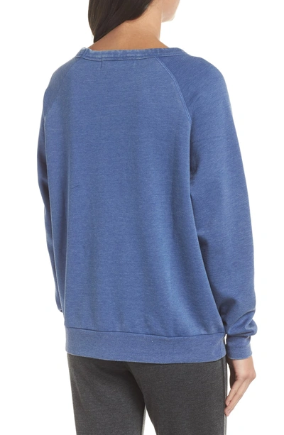 Shop The Laundry Room Airplane Mode Sweatshirt In Blue
