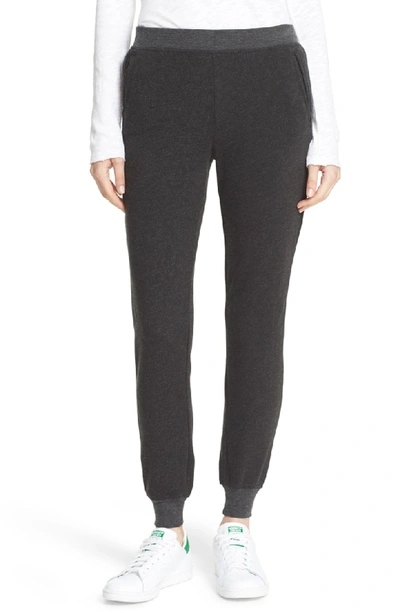 Shop Atm Anthony Thomas Melillo Slim Sweatpants In Charcoal Heather