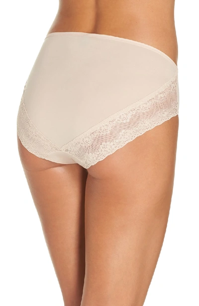 Shop Natori Bliss Perfection French Cut Briefs In Caf