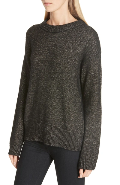 Shop A.l.c Bowen Sweater In Black/ Gold