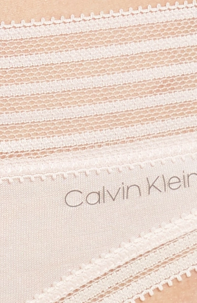 Shop Calvin Klein Stretch Modal Thong In Nymphs Thigh