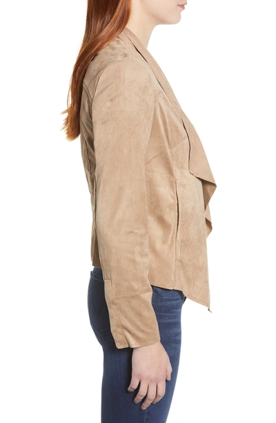 Shop Kut From The Kloth Tayanita Faux Suede Jacket In Khaki