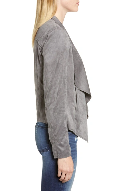 Shop Kut From The Kloth Tayanita Faux Suede Jacket In Grey