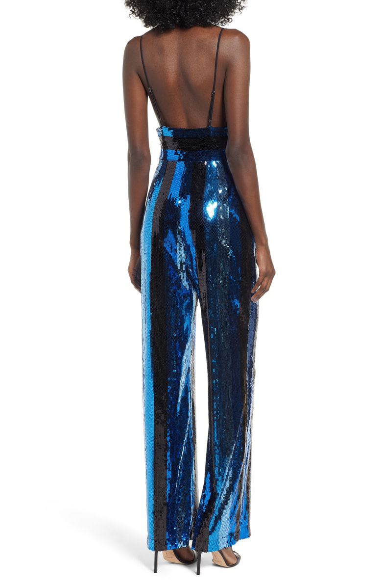 wayf sequin jumpsuit