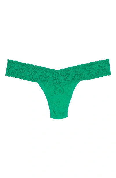 Shop Hanky Panky Signature Lace Low Rise Thong In Garland Gr
