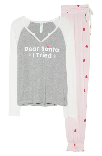 Shop Honeydew Intimates Winter Breaker Pajamas In Heather Grey