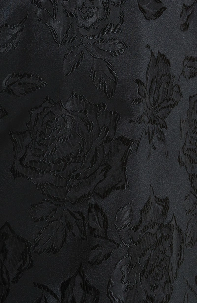 Shop Noir Kei Ninomiya Floral Jacquard Culottes In Black