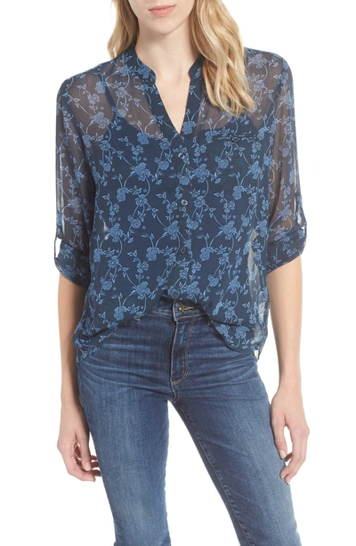 Shop Kut From The Kloth Jasmine Top In Kymani Single Blue