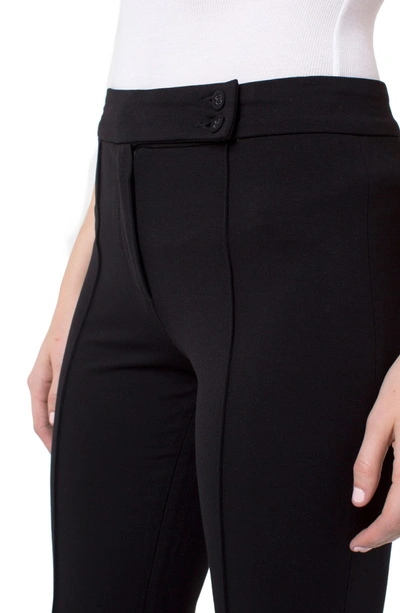 Shop Liverpool Ingrid Extended Tab Trousers In Black