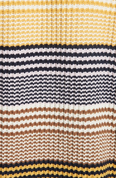 Shop Daughter Inver Stripe Ribbed Wool & Cashmere Sweater In Multi Stripe