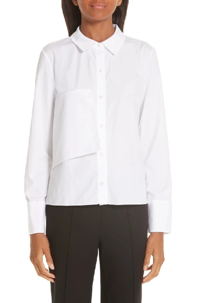 Shop Partow Brushed Cotton Top In White
