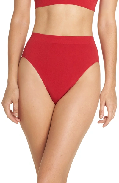 Shop Wacoal B Smooth High Cut Briefs In Jester Red