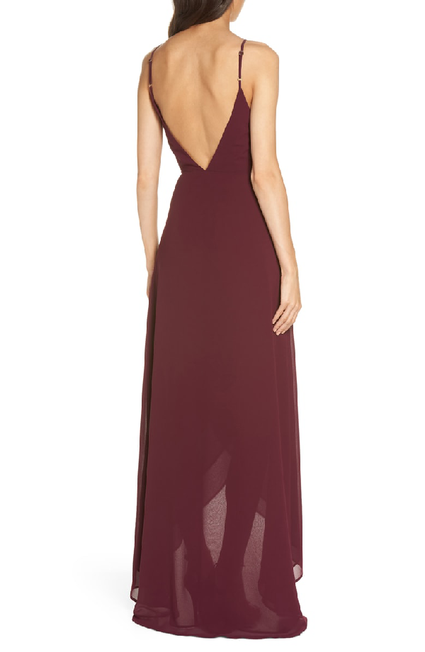 mariah wrap maxi dress