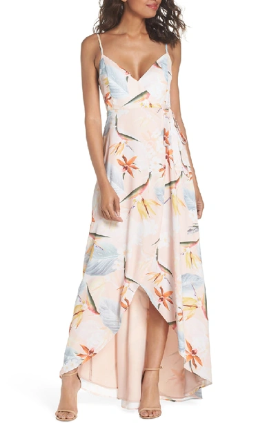 Shop Show Me Your Mumu Mariah Wrap Maxi Dress In Paradise Party