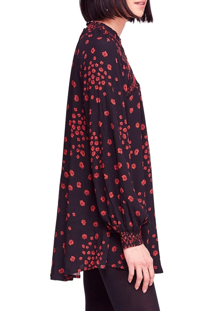 Free people flowers in her hair smock detail tunic top new arrivals