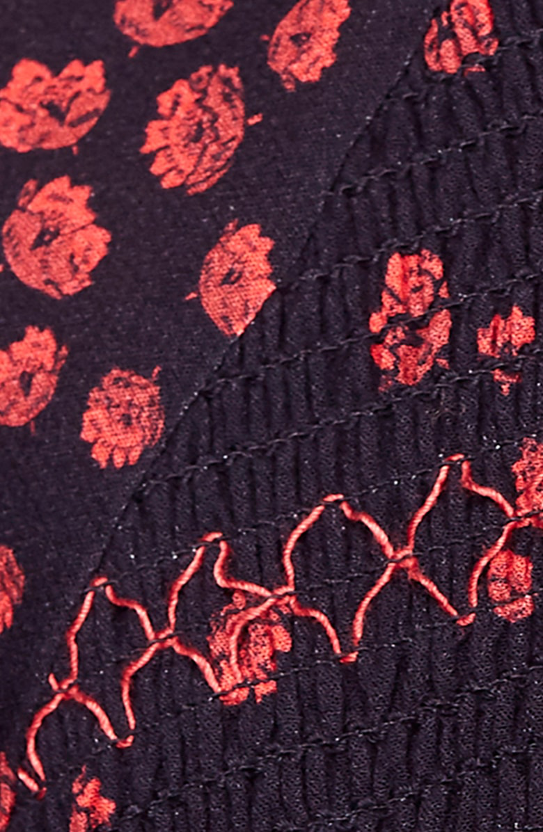 flowers in her hair smock detail tunic top free people