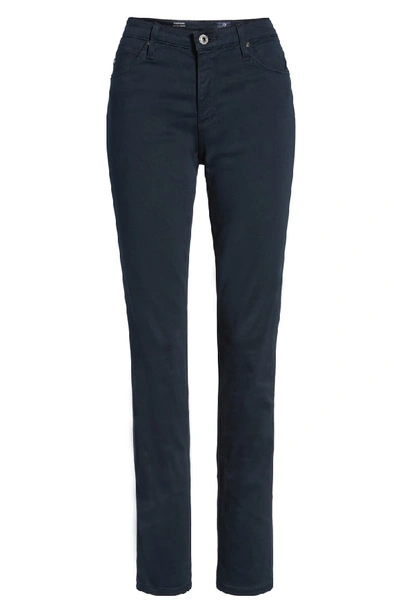 Shop Ag 'the Prima' Cigarette Leg Skinny Jeans In Midnight Navy