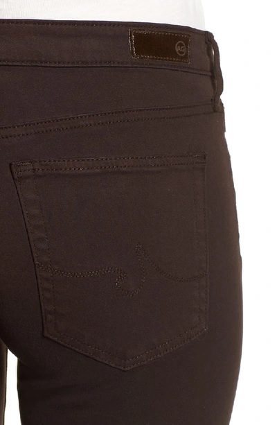 Shop Ag 'the Prima' Cigarette Leg Skinny Jeans In Shutter Brown