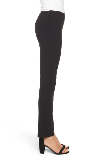 Shop Nic + Zoe Wonderstretch Straight Leg Pants In Black Onyx