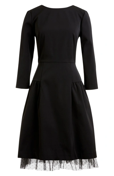 J crew tulle top hem sheath dress