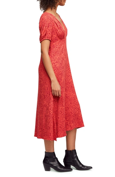 Shop Free People Looking For Love Midi Dress In Red
