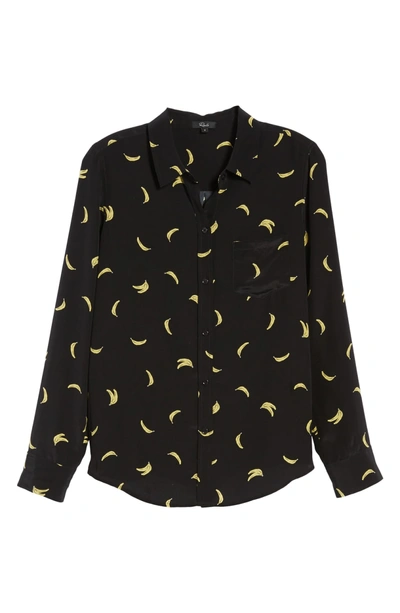Shop Rails Kate Print Shirt In Bananas