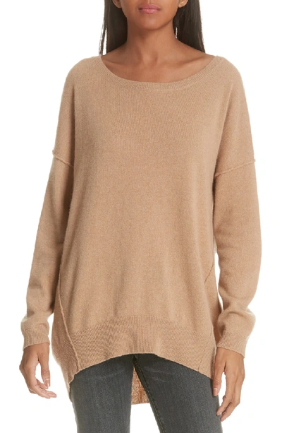 Shop Nili Lotan Finley Cashmere Sweater In Camel