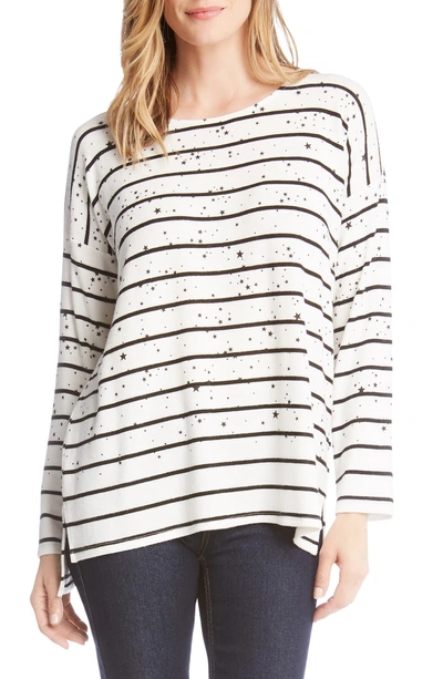 Shop Karen Kane Star Printed Stripe Sweater