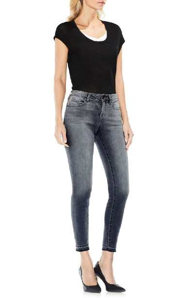 Shop Two By Vince Camuto Grey Released Hem Jeans In Cobblestone