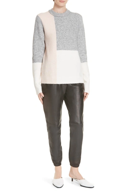 Shop 3.1 Phillip Lim Patchwork Wool & Alpaca Blend Sweater In Antique White