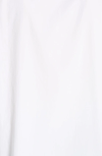 Shop Polo Ralph Lauren Tie Neck Cotton Blouse In White