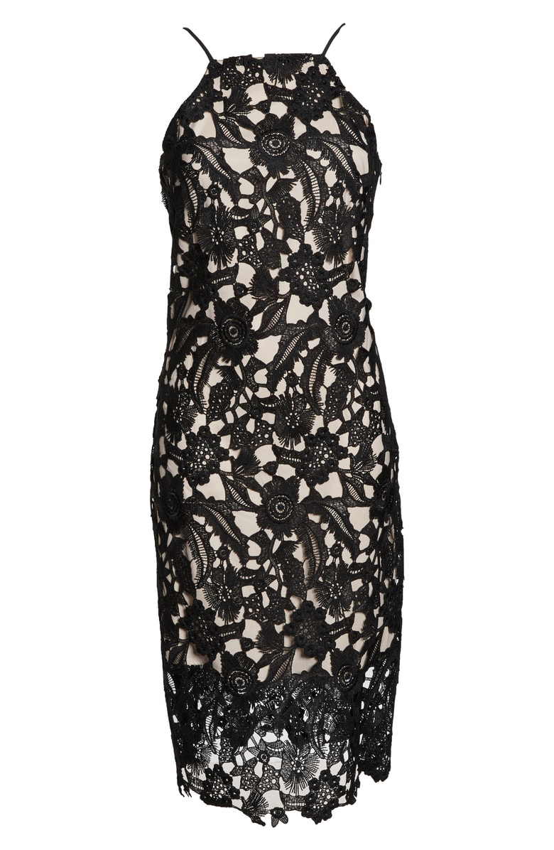 sam edelman lace midi dress