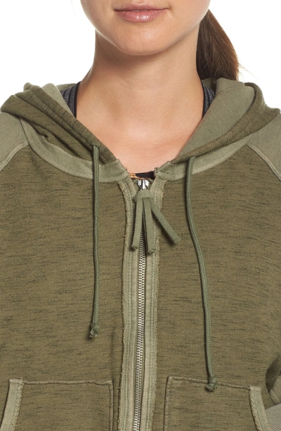 Shop Free People Movement Shadowboxer Hoodie In Army