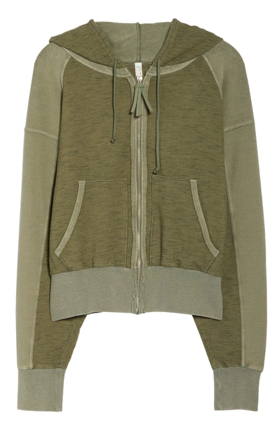 Shop Free People Movement Shadowboxer Hoodie In Army