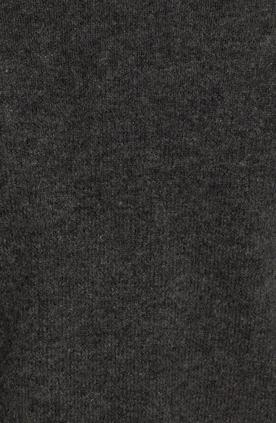 Shop Rails Amelia Lace-up Wool & Cashmere Blend Sweater In Charcoal