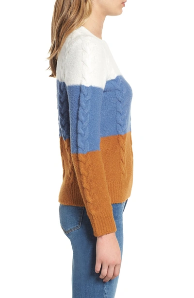 Shop Endless Rose Colorblock Sweater In Multi