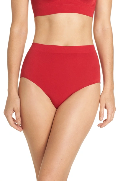 Shop Wacoal B Smooth Briefs In Jester Red