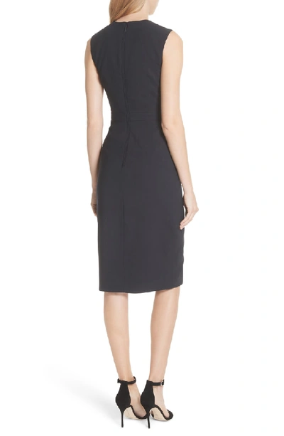 Shop Ted Baker Ted Working Title Faux Wrap Dress In Navy