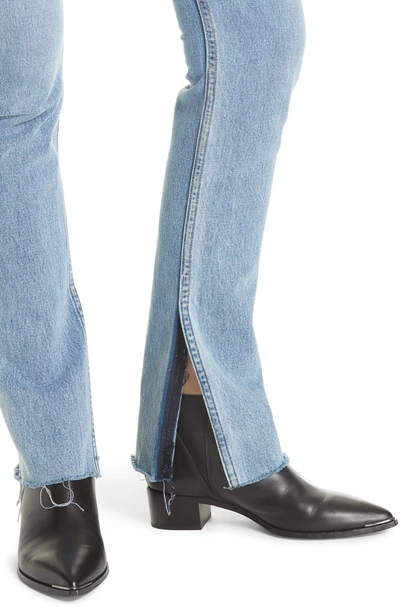 Shop Grlfrnd Addison Split Hem Boot Leg Jeans In Touch The Floor